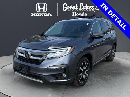 Modern Steel Metallic 2019 Honda Pilot Elite
