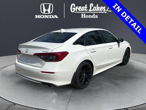 Platinum White Pearl 2024 Honda Civic Sport