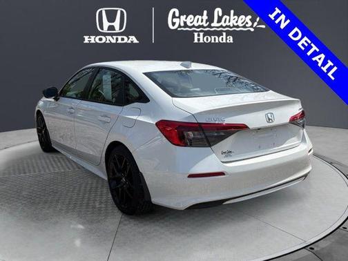 Platinum White Pearl 2024 Honda Civic Sport