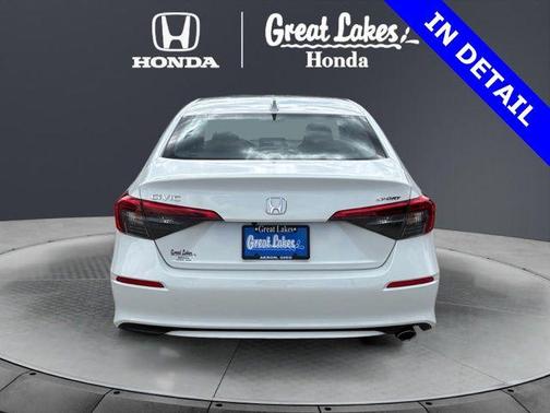 Platinum White Pearl 2024 Honda Civic Sport