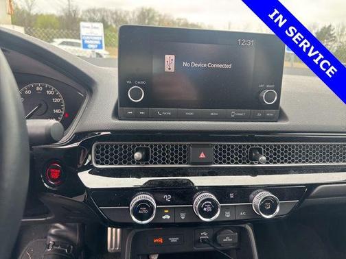 Platinum White Pearl 2024 Honda Civic Sport