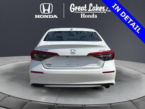Platinum White Pearl 2024 Honda Civic Sport