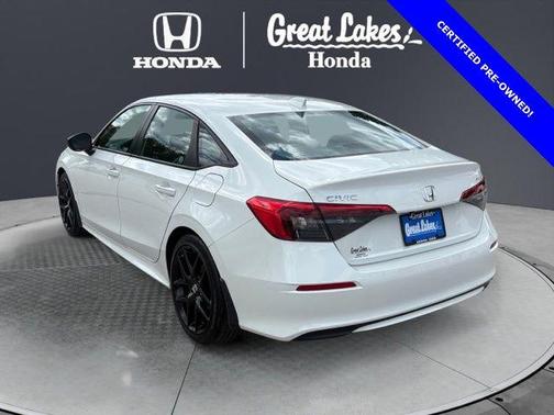 Platinum White Pearl 2024 Honda Civic Sport