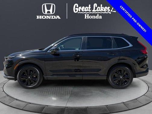 Crystal Black Pearl 2023 Honda CR-V Hybrid Sport Touring AWD