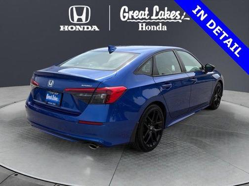 Aegean Blue Metallic 2023 Honda Civic Sport