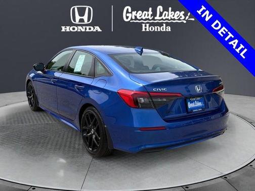 Aegean Blue Metallic 2023 Honda Civic Sport