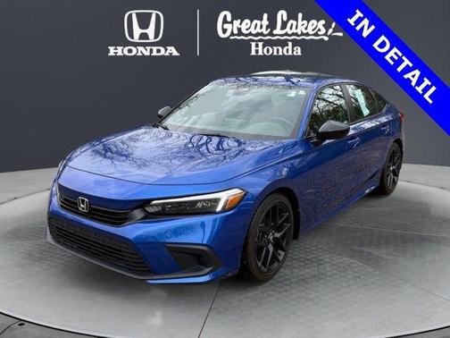 Aegean Blue Metallic 2023 Honda Civic Sport