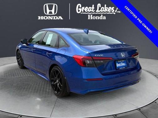Aegean Blue Metallic 2023 Honda Civic Sport