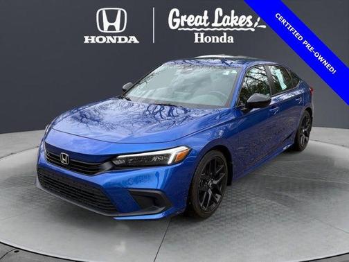 Aegean Blue Metallic 2023 Honda Civic Sport