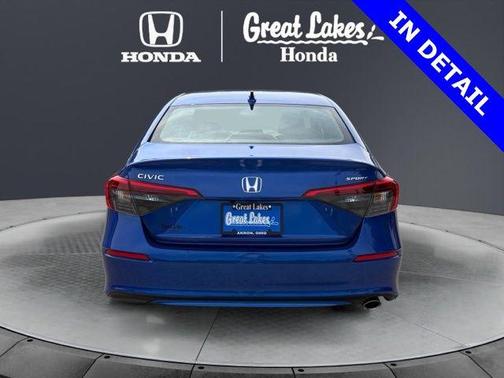 Aegean Blue Metallic 2023 Honda Civic Sport