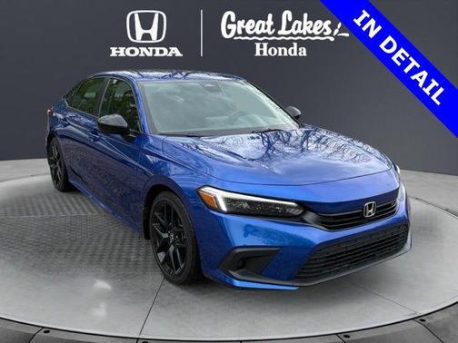 Aegean Blue Metallic 2023 Honda Civic Sport