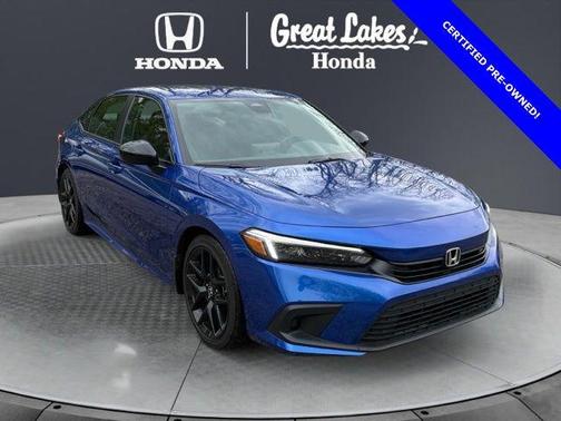 Aegean Blue Metallic 2023 Honda Civic Sport