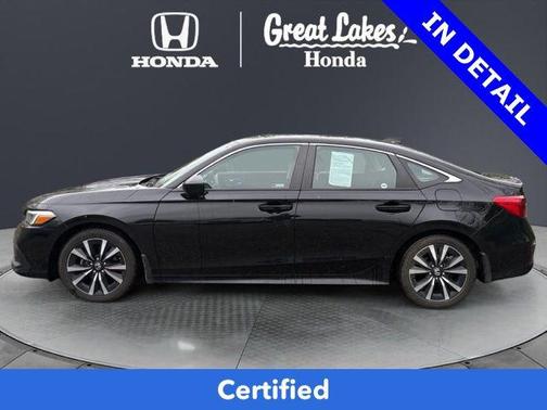 Crystal Black Pearl 2024 Honda Civic EX