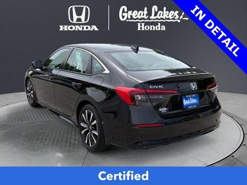 Crystal Black Pearl 2024 Honda Civic EX