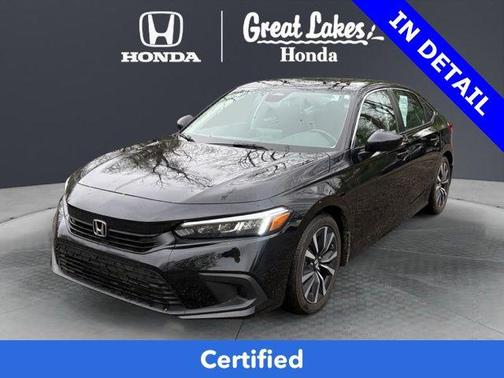 Crystal Black Pearl 2024 Honda Civic EX