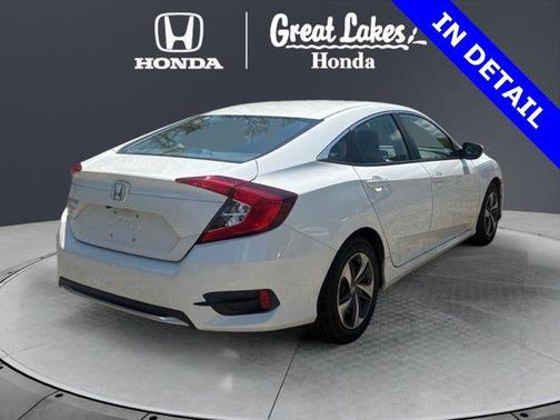 Platinum White Pearl 2020 Honda Civic LX