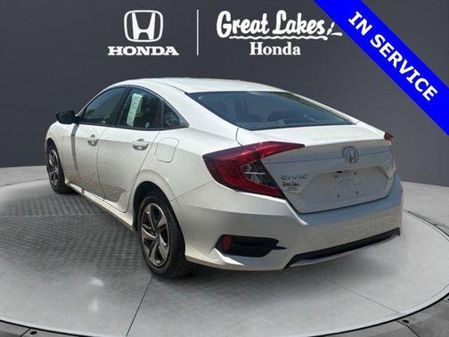 Platinum White Pearl 2020 Honda Civic LX
