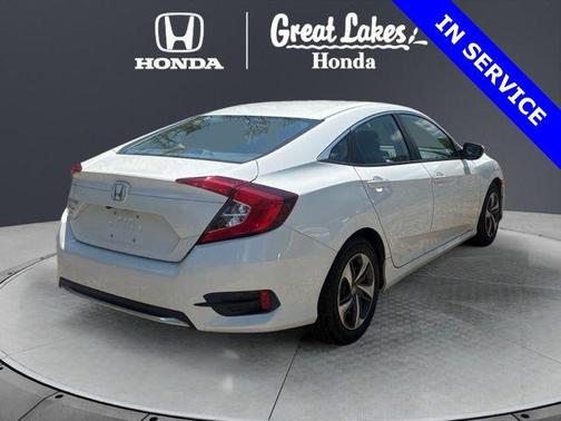 Platinum White Pearl 2020 Honda Civic LX