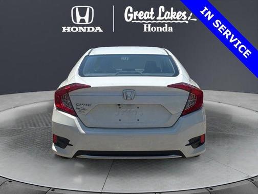 Platinum White Pearl 2020 Honda Civic LX