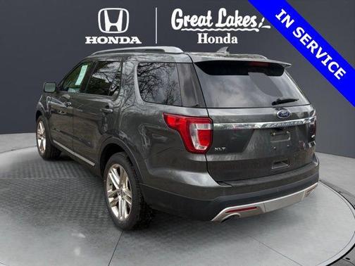 White Platinum Metallic Tri-Coat 2017 Ford Explorer XLT