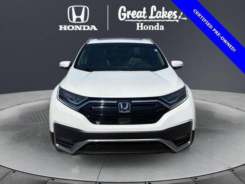 Platinum White Pearl 2021 Honda CR-V Hybrid Touring