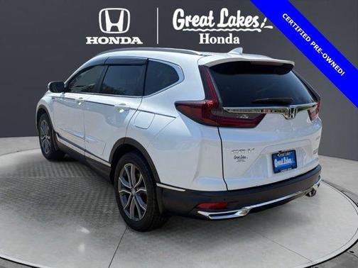Platinum White Pearl 2021 Honda CR-V Hybrid Touring