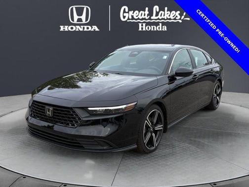Crystal Black Pearl 2024 Honda Accord Hybrid Sport