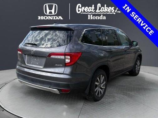 Modern Steel Metallic 2021 Honda Pilot AWD EX