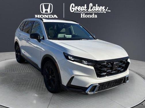Platinum White Pearl 2023 Honda CR-V Hybrid Sport Touring AWD