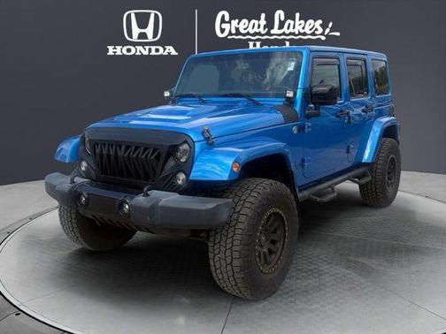 Hydro Blue Pearl Coat 2015 Jeep Wrangler Unlimited Altitude