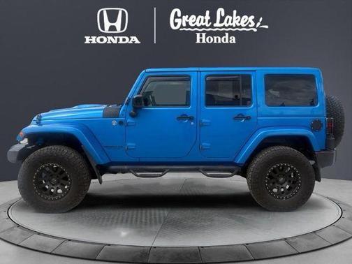 Hydro Blue Pearl Coat 2015 Jeep Wrangler Unlimited Altitude