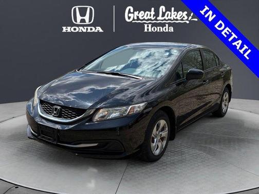 Crystal Black Pearl 2015 Honda Civic LX