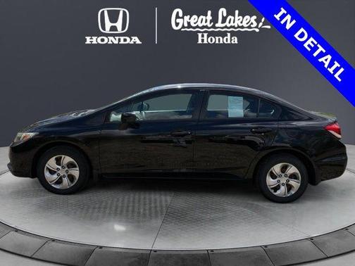 Crystal Black Pearl 2015 Honda Civic LX