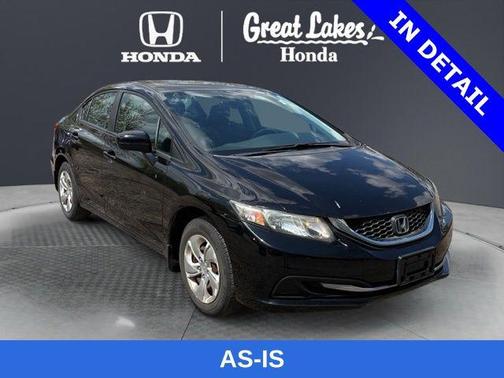 Crystal Black Pearl 2015 Honda Civic LX