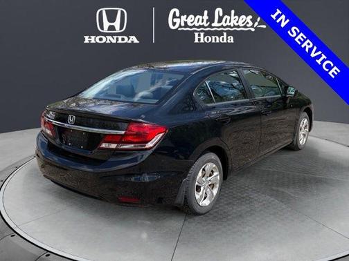 Crystal Black Pearl 2015 Honda Civic LX