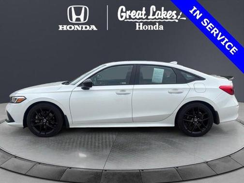 Platinum White Pearl 2024 Honda Civic Si Base