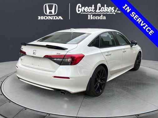 Platinum White Pearl 2024 Honda Civic Si Base