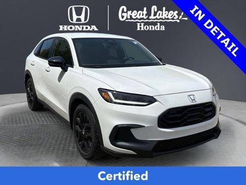 Platinum White Pearl 2023 Honda HR-V AWD Sport
