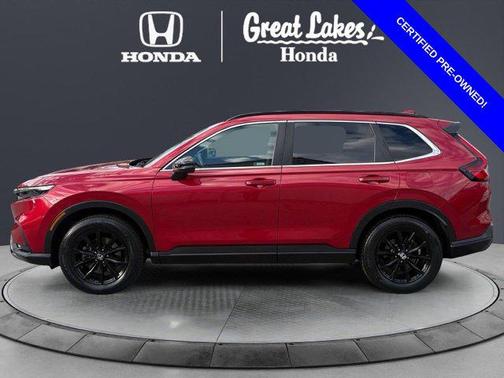 Radiant Red Metallic 2024 Honda CR-V Hybrid Sport AWD