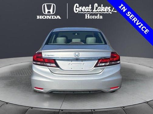 Alabaster Silver Metallic 2013 Honda Civic LX