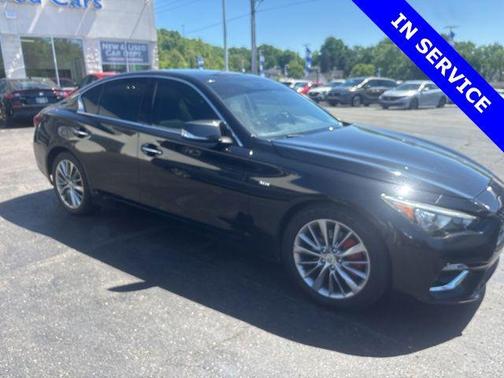 Black Obsidian 2018 INFINITI Q50 3.0t LUXE