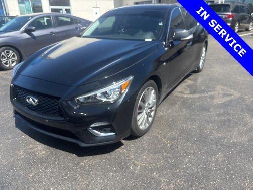 Black Obsidian 2018 INFINITI Q50 3.0t LUXE