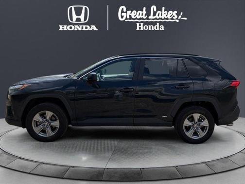 Midnight Black Metallic 2025 Toyota RAV4 Hybrid LE