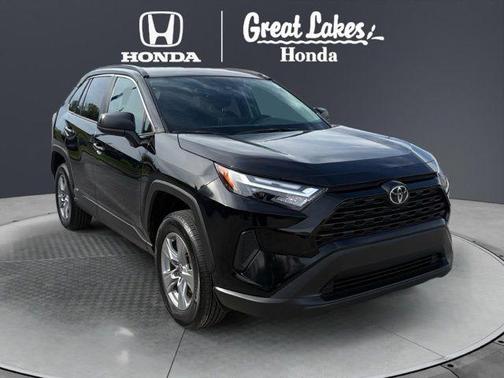 Midnight Black Metallic 2025 Toyota RAV4 Hybrid LE