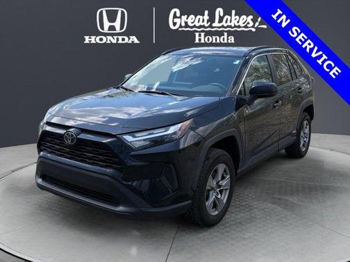 Midnight Black Metallic 2025 Toyota RAV4 Hybrid LE