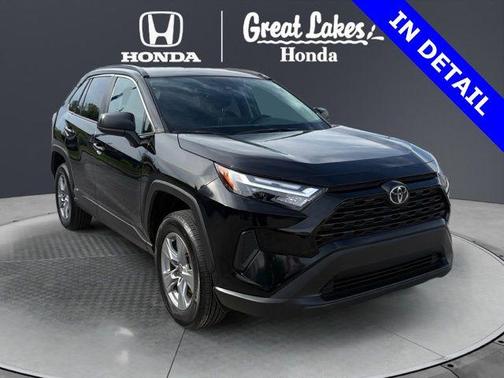Midnight Black Metallic 2025 Toyota RAV4 Hybrid LE