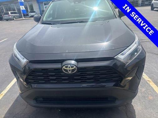 Midnight Black Metallic 2025 Toyota RAV4 Hybrid LE