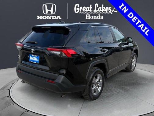 Midnight Black Metallic 2025 Toyota RAV4 Hybrid LE