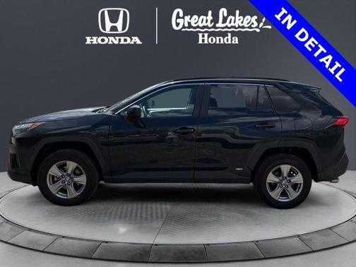 Midnight Black Metallic 2025 Toyota RAV4 Hybrid LE