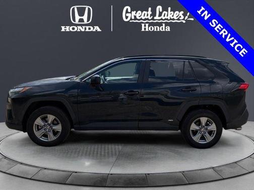 Midnight Black Metallic 2025 Toyota RAV4 Hybrid LE